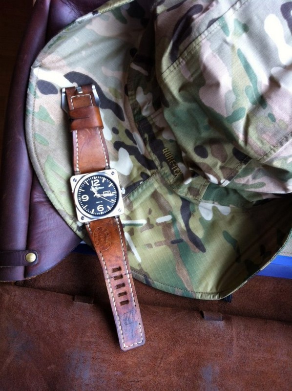 Mike's BR01-96 on 1940 Swiss Ammo strap