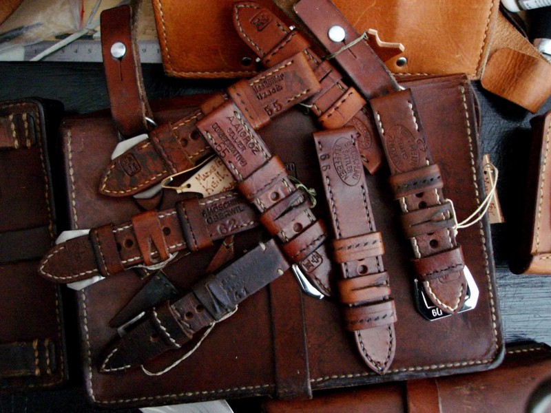 Swiss Ammo straps -handmade by Dangerous9straps - 387 years of Vintage leather!!