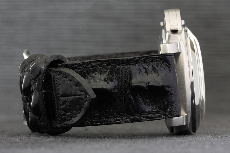 Ebony Hornback Alligator Strap for PAM233