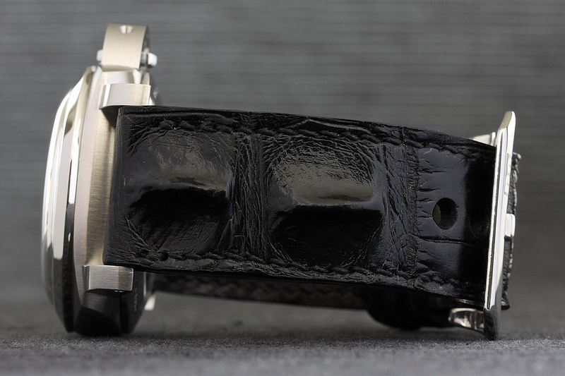 Ebony Hornback Alligator Strap for PAM233