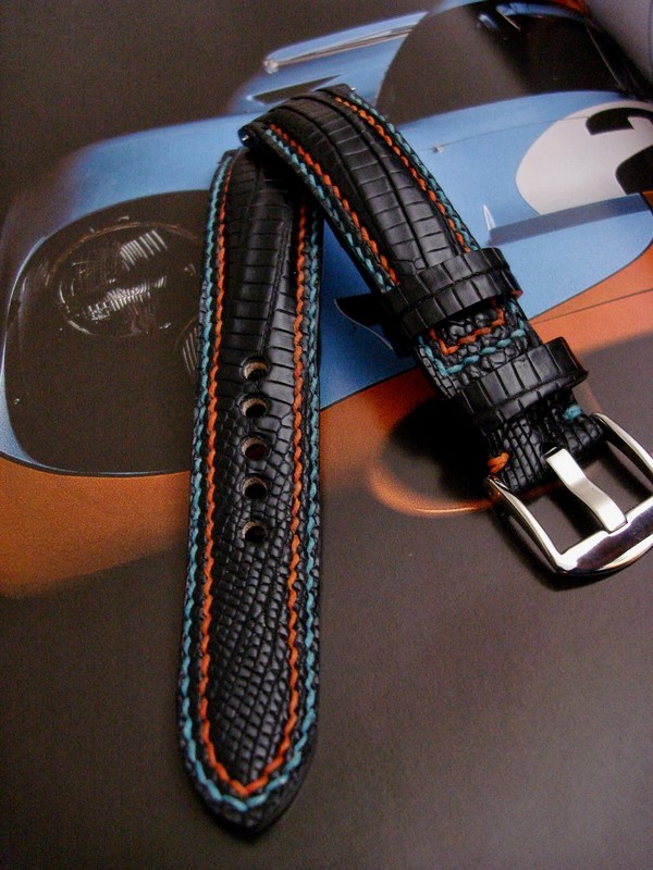 Teju Lizard in Racing black for Graham Silverstone Stowe GMT