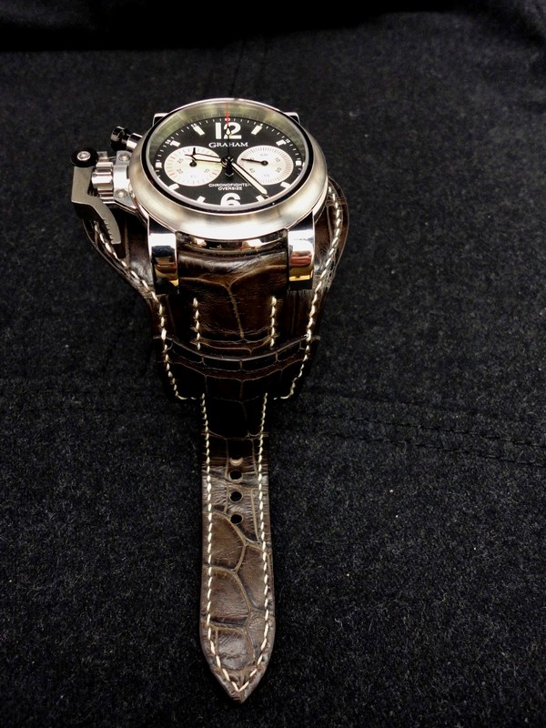 Alligator Bund strap for Graham Chronofighter - The Beast!!