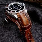 Antique French Oak bund strap for Rolex Sub