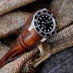 Antique French Oak bund strap for Rolex Sub