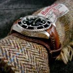 Antique French Oak bund strap for Rolex Sub