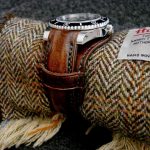 Antique French Oak bund strap for Rolex Sub