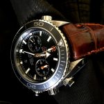 Caramel Brulée Alligator for Omega Planet Ocean Co-Axle Chronograph