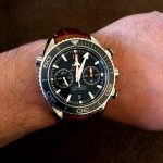 Caramel Brulée Alligator for Omega Planet Ocean Co-Axle Chronograph