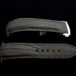 John's Omega Planet Ocean 45.5 on Commando Grey SuperMatte Teju Lizard