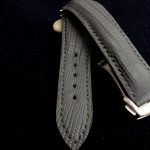 John's Omega Planet Ocean 45.5 on Commando Grey SuperMatte Teju Lizard