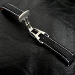 Gary's Great Looking Omega Planet Ocean on SuperMatte Teju strap in Carbon Black with SuperMatte Teju Lizard lining