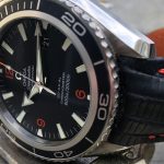 Custom SuperMatte Teju Lizard Watch Strap for Omega Planet Ocean 45.5 Co-Axial