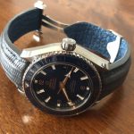 Max's Omega Planet Ocean on Commando Grey SuperMatte Teju Lizard with Integrated Fit