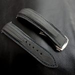 Max's Omega Planet Ocean on Commando Grey SuperMatte Teju Lizard with Integrated Fit
