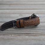 Watch Strap made from Cane Toad for Junghans Max Bill watch