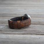Watch Strap made from Cane Toad for Junghans Max Bill watch