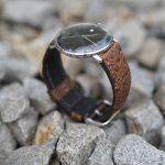 Watch Strap made from Cane Toad for Junghans Max Bill watch