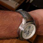Straps Made From Martinique Bleu Ostrich Leg