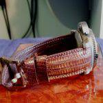 Custom Watch strap for Panerai PAM364 - Vintage Dakar Teju Lizard