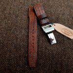 Custom Watch strap for IWC Big Pilot - Vintage Dakar Teju Lizard
