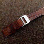 Custom Watch strap for IWC Big Pilot - Vintage Dakar Teju Lizard