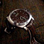 Dark Walnut with Ecru Linen for PAM351