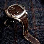 Dark Walnut with Ecru Linen for PAM351