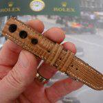 Straps made from Teju Lizard
