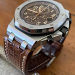 Custom Watch Strap for Audemars Piguet Safari - Vintage Dakar Teju Lizard