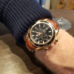 Lar's Gold Planet Ocean Chronograph on Vintage Cognac Alligator