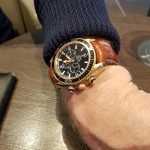 Lar's Gold Planet Ocean Chronograph on Vintage Cognac Alligator