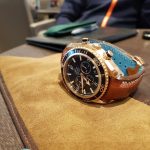 Lar's Gold Planet Ocean Chronograph on Vintage Cognac Alligator