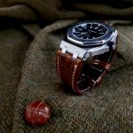 Custom Watch strap for Audemars Piguet Diver - Vintage Dakar Teju Lizard