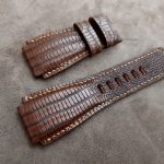 Dark Walnut with Vintage Ecru Linen for Bell & Ross BR03 Heritage