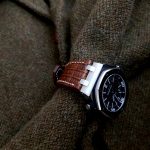 Custom Watch strap for Audemars Piguet Diver - Vintage Dakar Teju Lizard