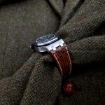 Custom Watch strap for Audemars Piguet Diver - Vintage Dakar Teju Lizard