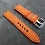 Orange SuperMatte Teju Lizard for Grand Seiko SBGV 245