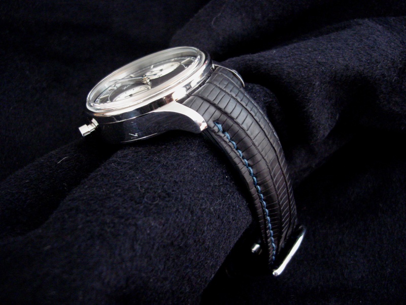 Custom strap for Habring Chronograph Doppel 3