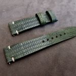 Custom Dark Olive Teju Lizard