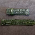 Custom Dark Olive Teju Lizard