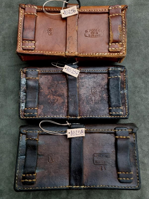 Newly Arrived Pre-1960s Swiss Ammo Pouches (October 2021)