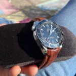 Vintage Dakar Teju Lizard strap for Omega Planet Ocean