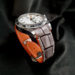 Grey Alligator Strap for Rolex Explorer II