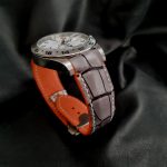 Grey Alligator Strap for Rolex Explorer II