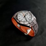 Grey Alligator Strap for Rolex Explorer II