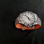 Grey Alligator Strap for Rolex Explorer II