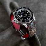 Custom Ostrich Leg Strap for Rolex Sea-Dweller