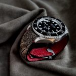 Custom Ostrich Leg Strap for Rolex Sea-Dweller