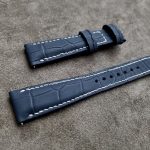 Navy SuperMatte Alligator for Patek Phillip 5172G