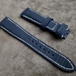 Navy SuperMatte Alligator for Patek Phillip 5172G